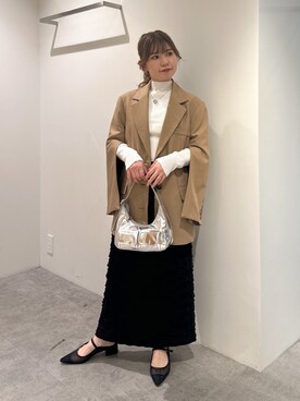 「FREE'S MART（フリーズマート）のアイテム（パンプス）」を使った、yuiさん（レディース・149cm）の春コーディネート