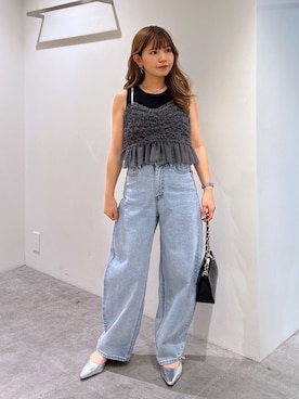 「FREE'S MART（フリーズマート）のアイテム（パンプス）」を使った、yuiさん（レディース・149cm）の夏コーディネート