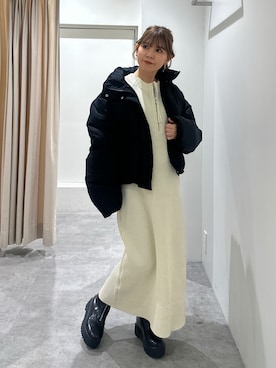 「FREE'S MART（フリーズマート）のアイテム（ブルゾン）」を使った、yuiさん（レディース・149cm）の冬コーディネート