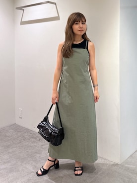 「FREE'S MART（フリーズマート）のアイテム（ワンピース/ドレス）」を使った、yuiさん（レディース・149cm）の夏コーディネート