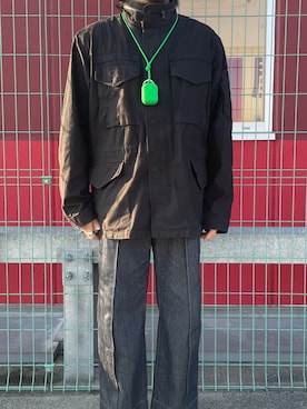 「M65」｜柏木　翔真さん（メンズ・165cm）の冬コーディネート