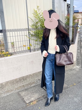 Ⓜ︎Ⓜ︎さん（レディース・158cm）の冬コーディネート