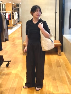 「LAATO（ラート）のアイテム」を使った、sakachanさん（レディース・165cm）の春コーディネート