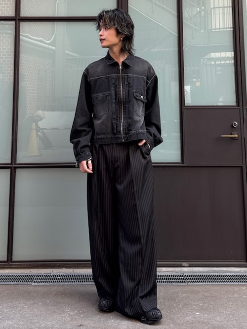 Lui's グレー Gジャン ジップアップ Lui's（ルイス） デニムジャケット gジャン メンズ : ZOZOTOWN Yahoo