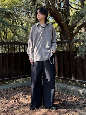 「Lui's（ルイス）のアイテム」を使った、れちおさん（メンズ・173cm）の春コーディネート