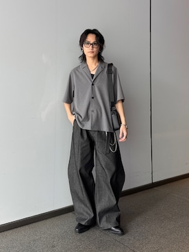 「Lui's（ルイス）のアイテム（財布/小物）」を使った、れちおさん（メンズ・173cm）の春コーディネート