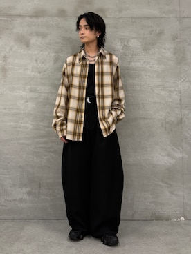 れちおさん(メンズ・173cm)の春コーディネート