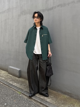 「Lui's（ルイス）のアイテム（財布/小物）」を使った、れちおさん（メンズ・173cm）の春コーディネート