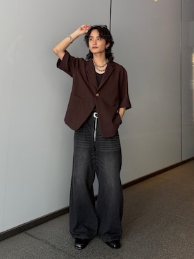 れちおさん（メンズ・173cm）の春コーディネート