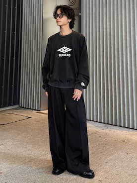「UMBRO（アンブロ）のアイテム」を使った、れちおさん（メンズ・173cm）の夏コーディネート