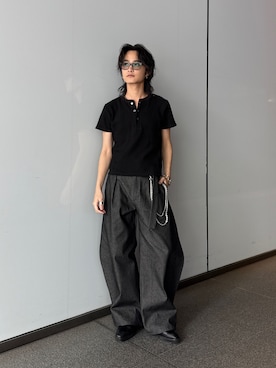 「Lui's（ルイス）のアイテム（財布/小物）」を使った、れちおさん（メンズ・173cm）の春コーディネート