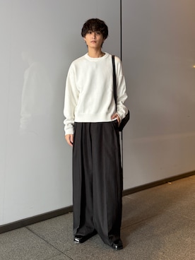 「Lui's（ルイス）のアイテム（バッグ）」を使った、れちおさん（メンズ・173cm）の秋コーディネート