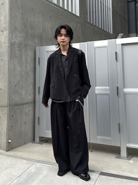 「Lui's（ルイス）のアイテム（バッグ）」を使った、れちおさん（メンズ・173cm）の春コーディネート