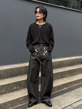 れちおさん(メンズ・173cm)の春コーディネート