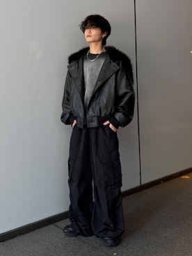 れちおさん(メンズ・173cm)の秋コーディネート