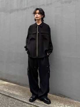 「CULLNI（クルニ）のアイテム」を使った、れちおさん（メンズ・173cm）の夏コーディネート