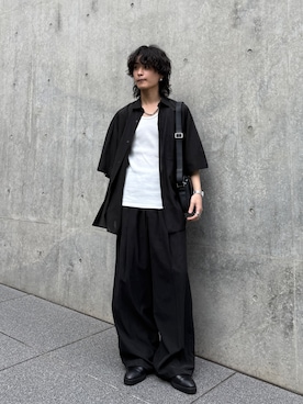 「Lui's（ルイス）のアイテム（その他パンツ）」を使った、れちおさん（メンズ・173cm）の春コーディネート