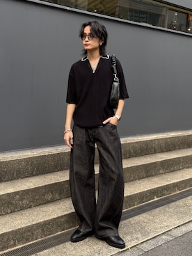 れちおさん(メンズ・173cm)の春コーディネート