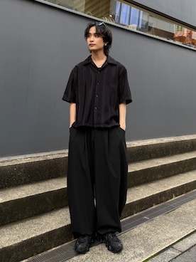 「Lui's（ルイス）のアイテム（パンツ）」を使った、れちおさん（メンズ・173cm）の夏コーディネート