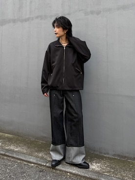 「CULLNI（クルニ）のアイテム」を使った、れちおさん（メンズ・173cm）の春コーディネート