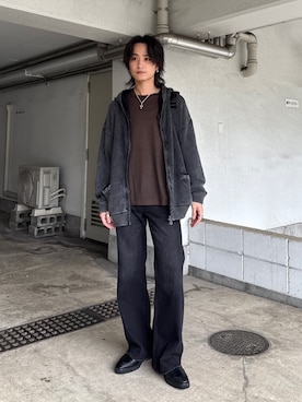 「Lui's（ルイス）のアイテム（財布/小物）」を使った、れちおさん（メンズ・173cm）の春コーディネート