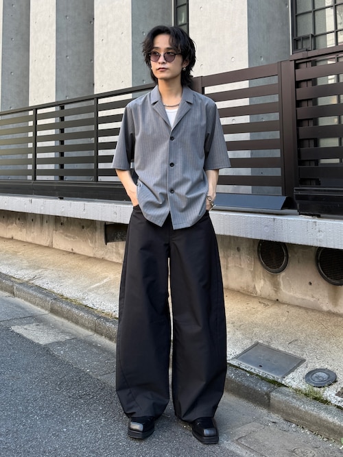 Lui's（ルイス） シャツ 半袖 ファインTR半袖シャツジャケット メンズ