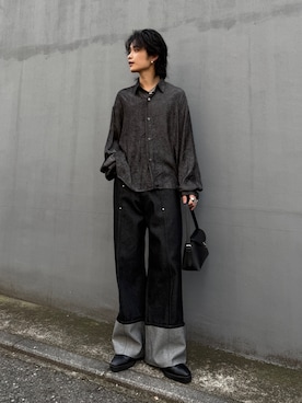 れちおさん（メンズ・173cm）の春コーディネート