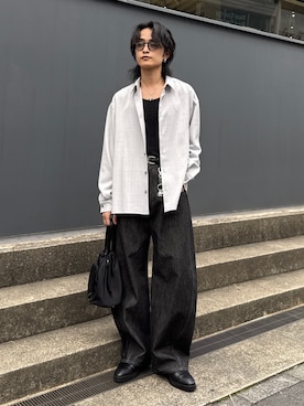 れちおさん(メンズ・173cm)の春コーディネート