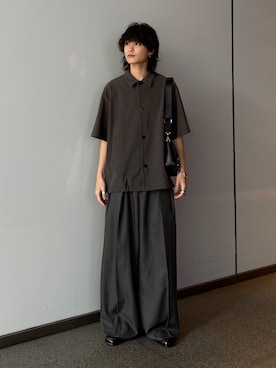 「CULLNI（クルニ）のアイテム」を使った、れちおさん（メンズ・173cm）の春コーディネート