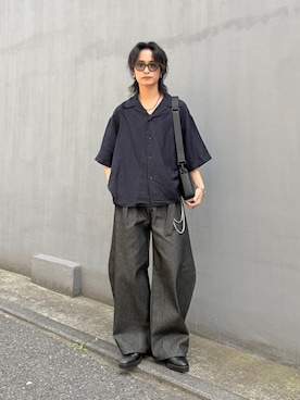 「Lui's（ルイス）のアイテム（財布/小物）」を使った、れちおさん（メンズ・173cm）の春コーディネート