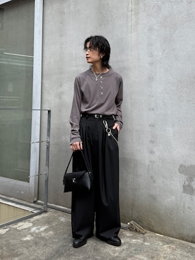 れちおさん（メンズ・173cm）の春コーディネート