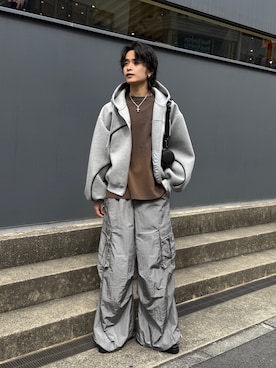 れちおさん(メンズ・173cm)の春コーディネート