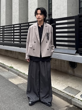 れちおさん（メンズ・173cm）の春コーディネート