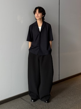 「Lui's（ルイス）のアイテム（パンツ）」を使った、れちおさん（メンズ・173cm）の夏コーディネート