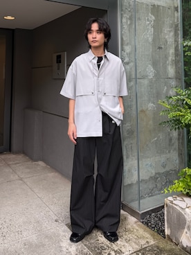 「Lui's（ルイス）のアイテム（パンツ）」を使った、れちおさん（メンズ・173cm）の夏コーディネート