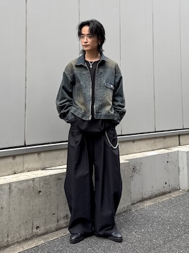 れちおさん（メンズ・173cm）の春コーディネート