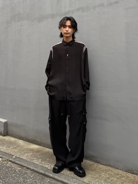 「CULLNI（クルニ）のアイテム」を使った、れちおさん（メンズ・173cm）の夏コーディネート