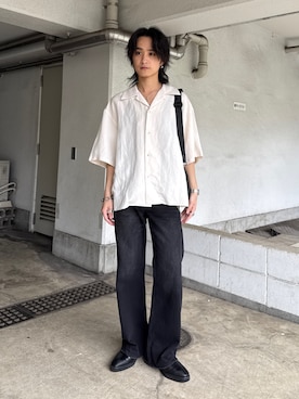 「Lui's（ルイス）のアイテム（財布/小物）」を使った、れちおさん（メンズ・173cm）の春コーディネート