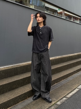 れちおさん(メンズ・173cm)の春コーディネート