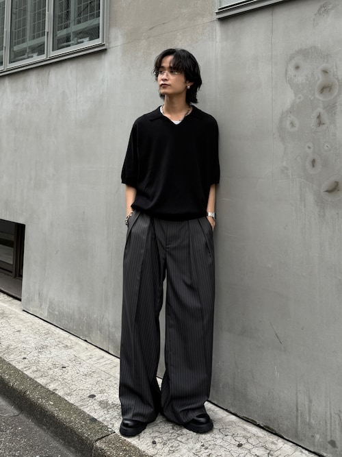Lui's（ルイス） ワイドパンツ スラックス 「Neucon/ニューコン