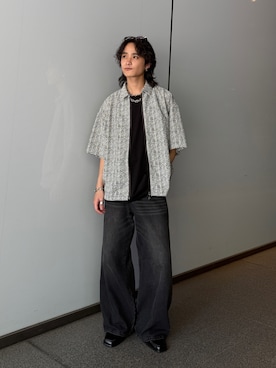 れちおさん(メンズ・173cm)の春コーディネート
