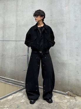 「Lui's（ルイス）のアイテム（パンツ）」を使った、れちおさん（メンズ・173cm）の秋コーディネート