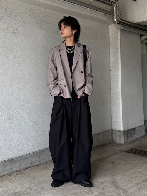 Neucon】BOX WIDE SHORT DOUBLE JACKET / ボックスワイドショート