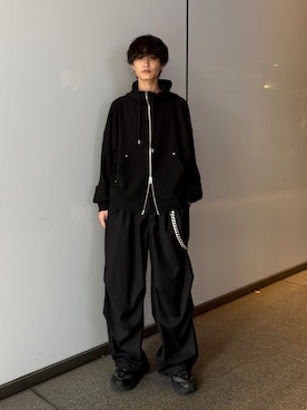 「Lui's（ルイス）のアイテム（パンツ）」を使った、れちおさん（メンズ・173cm）の秋コーディネート