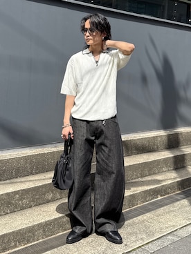 れちおさん(メンズ・173cm)の春コーディネート