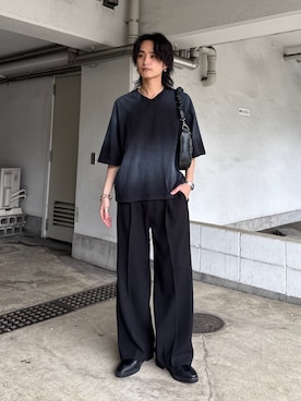 「Lui's（ルイス）のアイテム（その他パンツ）」を使った、れちおさん（メンズ・173cm）の春コーディネート