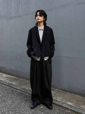 れちおさん(メンズ・173cm)の春コーディネート