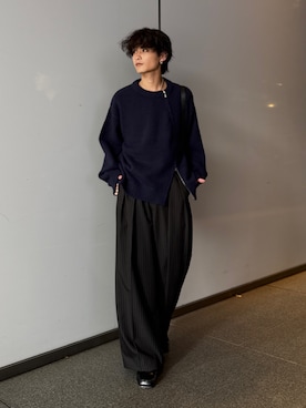 「Lui's（ルイス）のアイテム（パンツ）」を使った、れちおさん（メンズ・173cm）の秋コーディネート