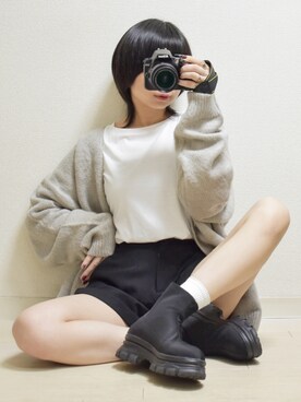 「ショーパン」｜「アイテム（その他）」を使った、てんさん（レディース・155cm）の秋コーディネート