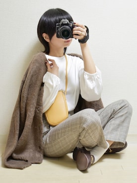 「秋色コーデ」｜「アイテム（その他）」を使った、てんさん（レディース・155cm）の秋コーディネート